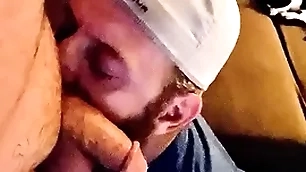Sucking my frank buddy