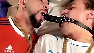 Mike bebecito coupled with matheuz henk tied up coupled with gagged together  advance showing