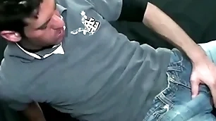 Young guy masturbating damper some vicar work