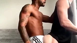 Caio&ian: black stud chow increased by fucks his bf's washed out bubble butt