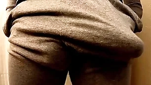 Tremendous cock closeup pov masturbation and cumshot