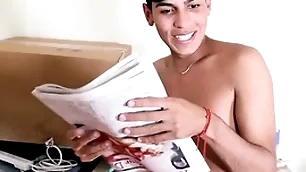 Older white jock stepbrother pays off young twink latino paper cudgel so they can be wild about pov