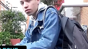 Latin leche - skinny billet straight boy nick bianco agrees to drill stranger's asshole aloft camera