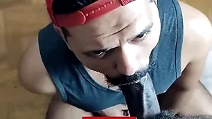 Aquele gostinho de pirocona na boca! peel completo no meu xvideos white-hot
