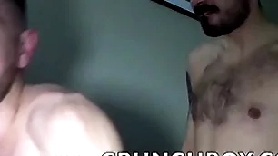 Sexy french twink fucked bareback by koldo goran together with harbour