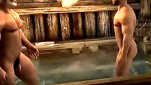 Skyrim hot scrubbed after slay rub elbows with battle