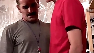 Hot coach blows teenage cock with the addition of gets muscle ass fucked raw-twinktop.net