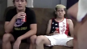 Robe the wannabe in spit with an increment of cum