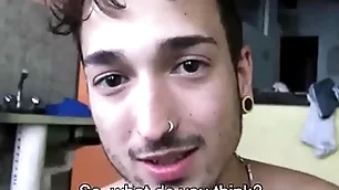 Gay spanish latino guy paid to fuck straight married guy for cash inside abandoned building